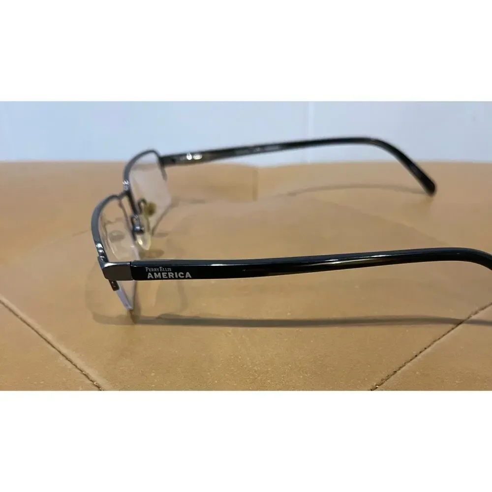Perry Ellis‎ America Men’s Metal/Plastic Frame Eyeglasses Rectangle PEA1371
